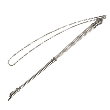 B Metal Torah Pointer 23 cm - Silver