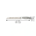 Stainless Steel Knife with "for Shabbat and Holidays" Plaque 32 cm