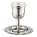 Nickel Kiddush Cup 13 cm Contain 100ml // 3.4oz
