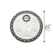 Elegant Glass Passover Plate 40 cm
