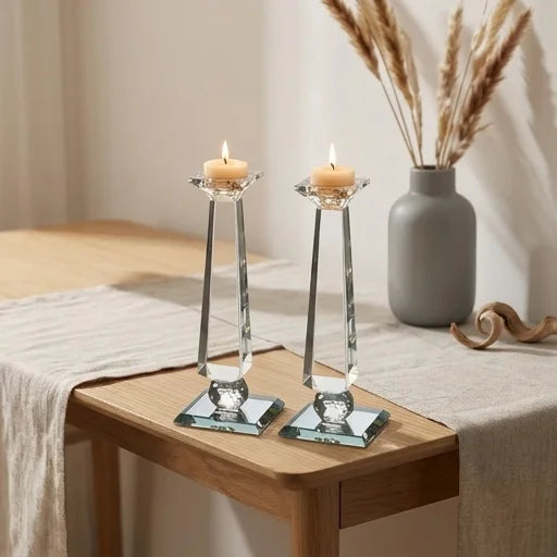 Crystal Candlesticks 34 cm