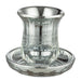Crystal Kiddush Cup Without Stem "Blessing" 9 cm Contain 100ml // 3.4oz