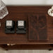 Pair of Plastic Tefillin Boxes Size 35- Black with Plaque