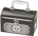 Faux Leather Etrog Box Metal Plaque, Handle & Lock 13X19X11 cm - Brown