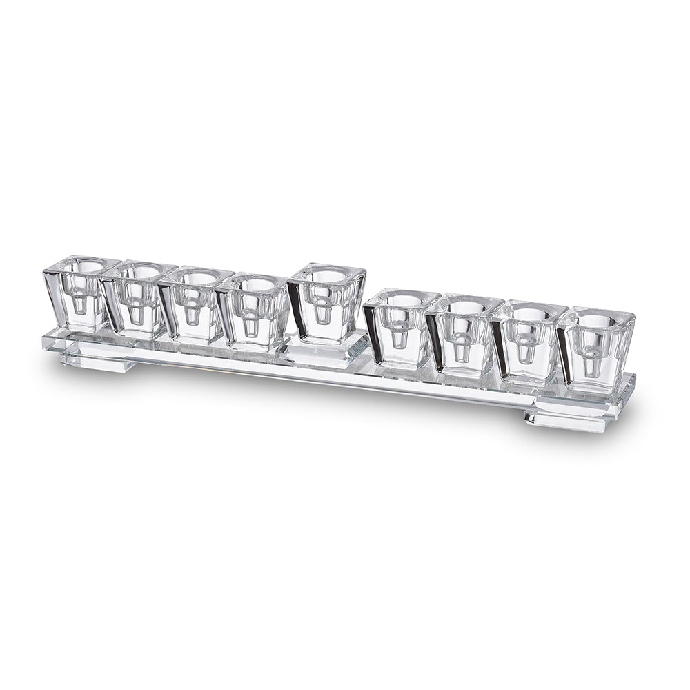 Elegant Crystal Menorah on a Base 27*7 cm