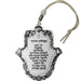 Full Stand- Metal Hamsa 8 cm- Traveler's Prayer - Matte