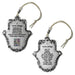 Full Stand- Metal Hamsa 8 cm- Traveler's Prayer - Matte