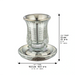 Crystal Kiddush Cup with Stem "the Bible Rivers" 11 cm Contain 100ml // 3.4oz
