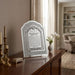 Framed Blessing with White Bricks and Metal Plaque 33*24 cm- Candle Lighting - with Stones