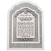 Framed Blessing with White Bricks and Metal Plaque 33*24 cm- Candle Lighting - with Stones