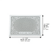 Elegant Glass Tray with Mirror and Glitter 35x23 cm