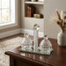 Crystal Salt & Pepper Holders 12*11 cm with Glass Chips