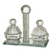 Crystal Salt & Pepper Holders 12*11 cm with Glass Chips