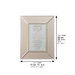 Glass Framed Brown Blessing 22*18 cm- Hebrew Home Blessing