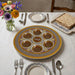 Glass Passover Plate 35cm