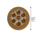Glass Passover Plate 35cm