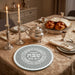 Glass Trivet 19x19 cm - "Shabbat & Holiday"