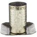 Stainless Steel Hammered Design Kiddush Cup With Square Saucer 11 Cm contain 210ml / 7.1oz