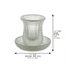 Crystal Kiddush Cup Without Stem "Blessing" 9 cm Contain 100ml // 3.4oz