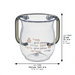 Lucite Washing Cup 13 cm