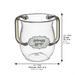 Lucite Washing Cup 13 cm
