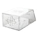 Lucite Tzedakah Box 16 cm - Gold