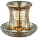 Crystal Kiddush Cup Without Stem "the Bible Rivers" 9 cm Contain 100ml // 3.4oz