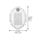 Lucite Bencher 16*21 cm- Prayer for Bride