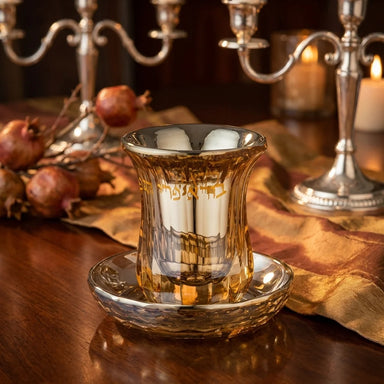 Crystal Kiddush Cup Without Stem 9 cm Contain 100ml // 3.4oz