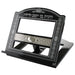 Dark Brown Shtender with Metal Plaque- 38x34 cm - Pearl