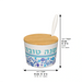 Bamboo Honey Dish "Shana Tovah"- 6.5 cm