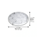 Rosh Hashanah Glass & Crystal Round Plate "Stones" 40 cm