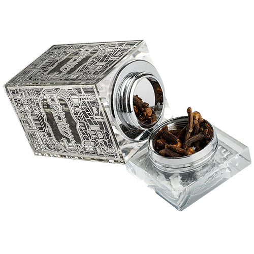 Crystal Besamim Holder 8*6 cm with Plaque