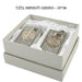 Crystal Salt & Pepper Holders 8*4 cm with Laser Cut Plaque- Jerusalem