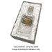 Crystal Wine Bottle 24 cm with Metal Plaque