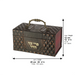 Leatherette Etrog Box with Handle & Lock 13*19*11 cm - Brown
