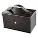 Leatherette Etrog Box Metal Plaque, Handle & Lock 13*19*11 cm - Brown