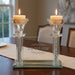 Elegant Crystal Candlesticks 15 cm