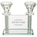 Elegant Crystal Candlesticks 15 cm