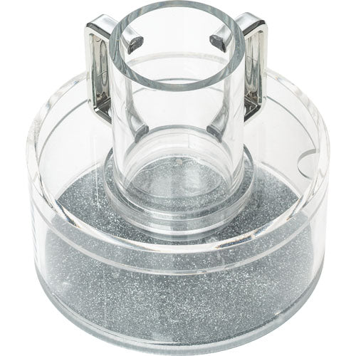 Lucite Mayim Achronim with Silver Glitter 15 cm