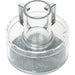 Lucite Mayim Achronim with Silver Glitter 15 cm