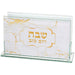 Glass Matches Holder 6.5*4 cm with Print - Marble Design