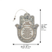 Hamsa with Epoxy 24 cm- Brown English Home Blessing
