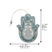 Hamsa with Epoxy 18.5 cm- Blue English Home Blessing