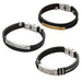 C Bracelets with Amulets - Assorted Set 24 pcs on Stand