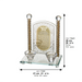 Crystal Candlesticks with Plaque 24 cm