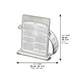 Lucite Benchers Display 18x25 cm with 6 Blessings - Ashkenaz