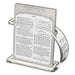 Lucite Benchers Display 18x25 cm with 6 Blessings - Ashkenaz