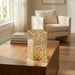 Lucite Tzedakah Box 14.5*8 cm - Gold
