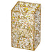 Lucite Tzedakah Box 14.5*8 cm - Gold